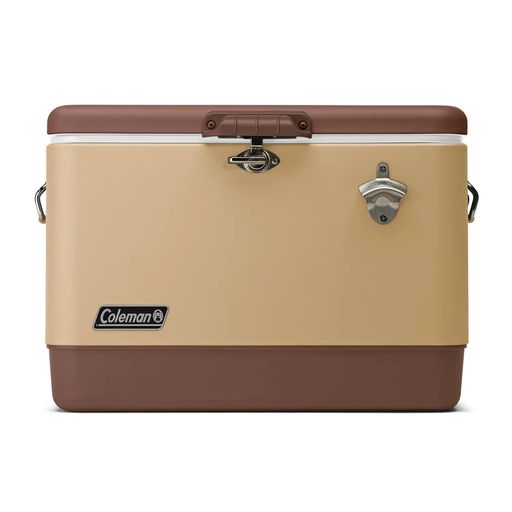 Coleman(コールマン)54QTスチールベルトクーラーアウトドアキャンプ保冷4日釣り極厚断熱材フタにも断熱材51L防災