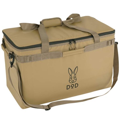 DOD(ディーオーディー) ソフトくらぞう(46) 46L ファミリーサイズ 極厚断熱材 ショルダーベルト 付属 ソフトクーラーバッグ CL5-789-TN タン|京マルシェセレクト
