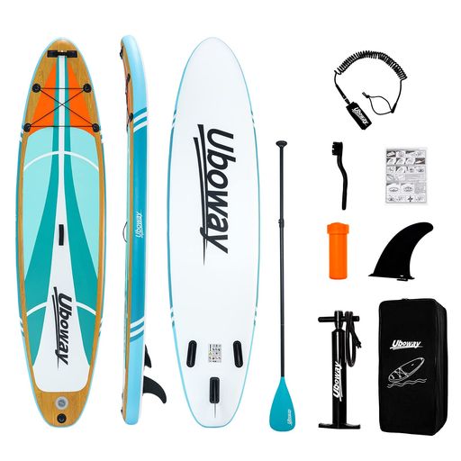 サップボード SUPボード SUP インフレータブル スタンドアップパドルボード フィッシング サップ 初心者 二人乗り 長305CM 耐荷重量200KG 滑り止め パドル サーフボード 安定した 軽量 ブルー…|京マルシェセレクト