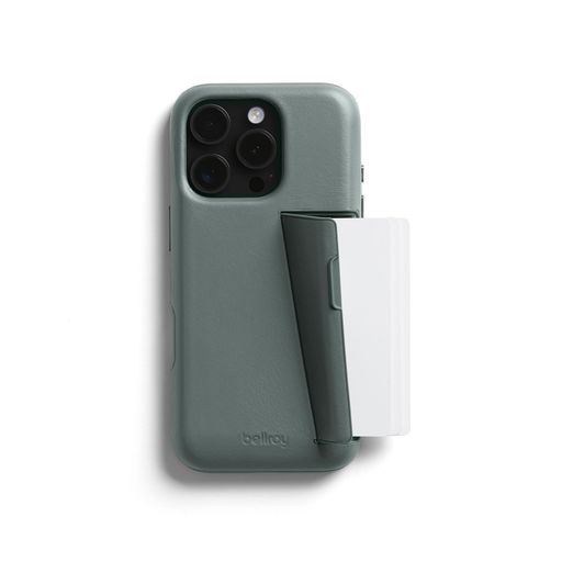 BellroyPhoneCase?3CardiPhone16ProMax用なめし革のiPhoneケーススマホウォレット-Agave
