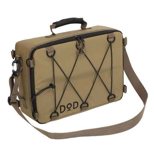DOD(ディーオーディー)ソフトくらこ(10)10L極厚断熱材ソフトクーラーバッグツーリングやソロキャンプやフェスに薄型形状CL1-720-TN