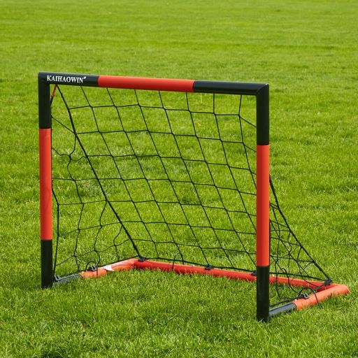 KAIHAOWINサッカーゴールフットサルゴール身寄り用ミニサッカーゴール折りたたみ室内/室外兼用ポータブルサッカーフットサルゲーム立ちはだかる読み合わせるトレーニングキッズ赤ちゃん用(S:91.5x76x53糎)