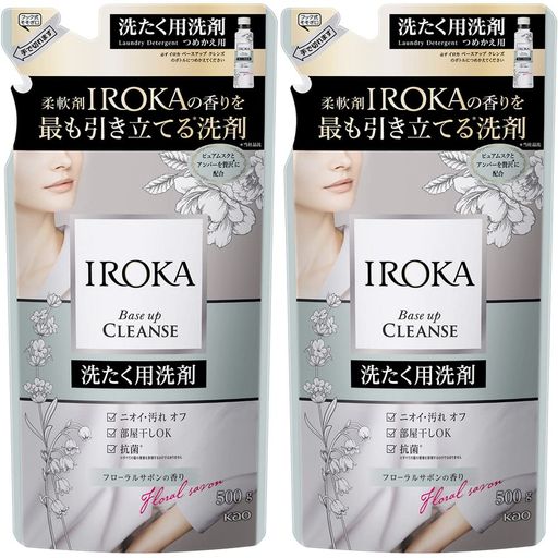 【まとめ買い】フレアフレグランスIROKAべースアップクレンズ詰替用500gx2個