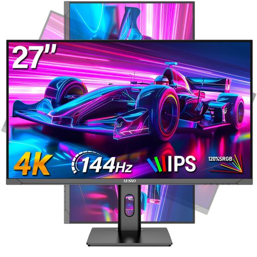 AESNO27インチゲーミングモニターIPS4K144サイクルマイコン管する1ms(GTG)120%sRGB350シーディー/m2UHD(3840x2160)