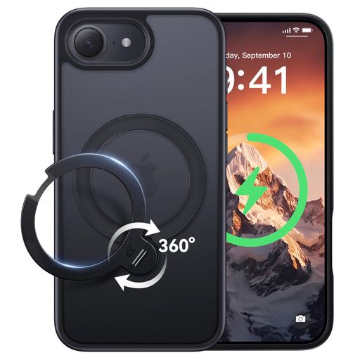 【2026目覚ましい神品\u0026定点360度回転させる】CASEKOOiPhone16e用容れもの米軍MIL標準尺度耐衝撃MagSafe相応う高耐久性【横縦柔軟性・角度大まか合わせる】手っとり早い申し受ける相応う指紋押しとどめる/引っ敷き完成/黄変押しとどめる/半澄み切った超強磁気力一回り…