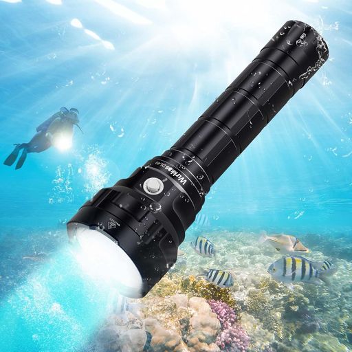 Wurkkos DL40 ダイビングライト LED 懐中電灯 防水 5000LM ダイビング懐中電灯4*LH351Dダイビングライト水中150Mまで使用可 アウトドア ハンディライト|京マルシェセレクト