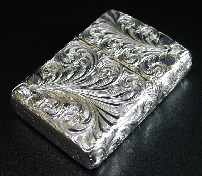 楽天市場】ZIPPO銀無垢スターリングシルバー鳳凰ジッポーオイル