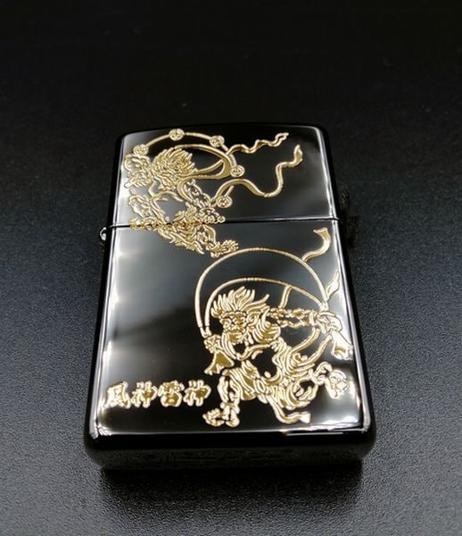 楽天市場】【完売】ZIPPO ARMOR 風神雷神（A） アンティーク
