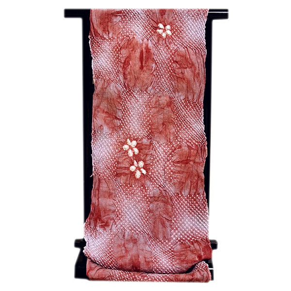 絞りゆかた 名取草ハツカネズミ 蘇芳末香 オシャレ 豪奢でささやかな 総絞り 然許豪い 浴衣 Maavalanindiatravels Com