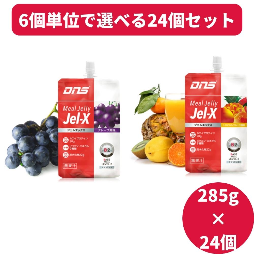 【土曜も稼働】【選べる24個】DNS ジェルエックス プロテインゼリー グレープ/トロピカルフルーツ 285g×24個 筋トレ トレーニング 栄養補給 7,265円