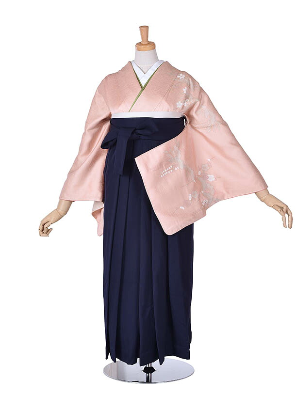 【レンタル】先生袴 レンタル 卒業袴レンタル 袴セット 卒業式 女袴 袴先生 既婚 大学 短大 専門学校 ピンク 安心フルセット 卒業 150cm~155cm 正統派が一番美しい シンプル 保育士 新品足袋プレゼント かわいい 前撮り 晴れ着 お祝い着 素敵な袴 往復送料無料 華やか|レンタル衣裳京なごみ店