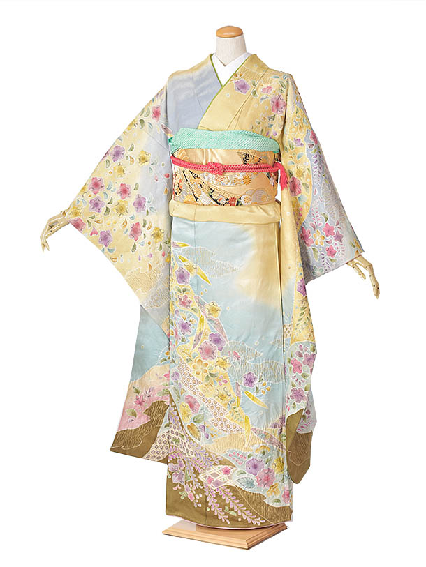 楽天市場】【レンタル】振袖 正絹 成人式 結婚式 辻が花 古典 豪華