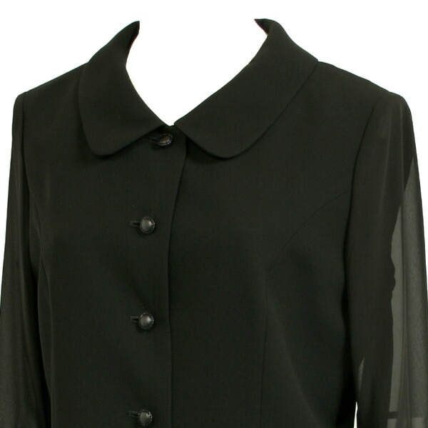 ブラックフォーマル 夏 レディース 夏物 礼服 喪服 夏用 サマーフォーマル スカート ロング 法事 法要 葬儀 スーツ 服 黒 女性 40代 50代 60代 70代 T352 9号 レビュー高評価の商品