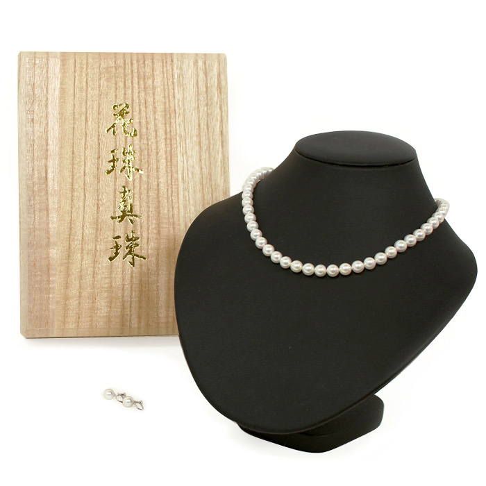 【楽天市場】【鑑定書付き】あこや 花珠 真珠 ネックレス/パール 