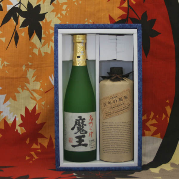 【楽天市場】【送料無料】【ギフト箱入り】魔王 芋焼酎＆百年の孤独 麦焼酎720ml×2本 白玉醸造 鹿児島 黒木本店 宮崎県 お中元 御中元