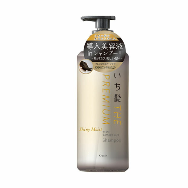 楽天市場 クラシエ いち髪 The Premium エクストラダメージケアシャンプー シャイニーモイスト ポンプ 480ml 杏林堂 楽天市場店