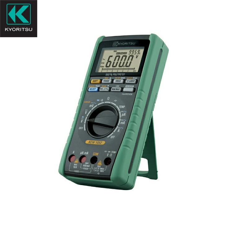 【メーカー公式ショップ】デジタルマルチメータ KEW 1052 信頼のある測定と安全性を重視したDMM 共立電気計器(KYORITSU)