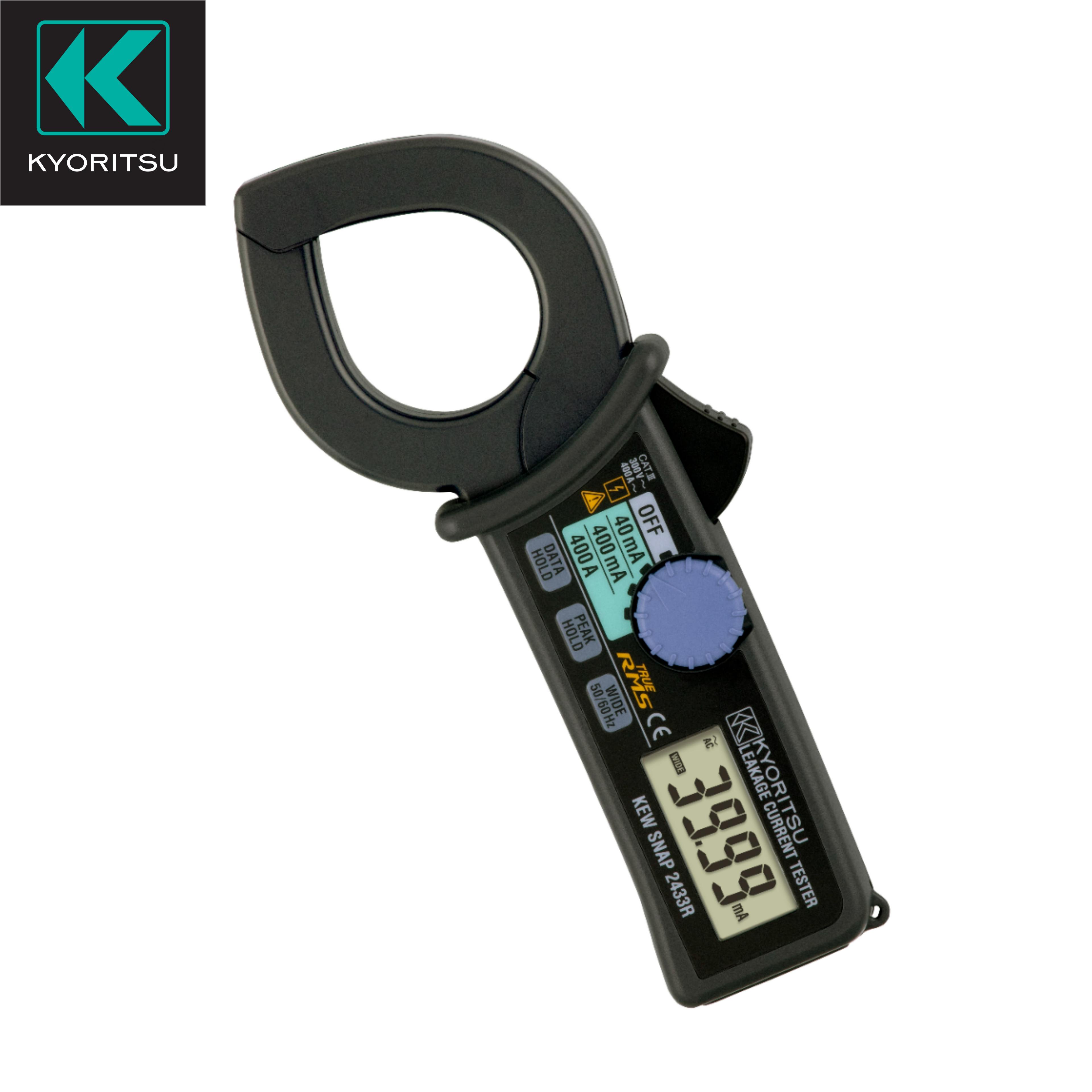 【メーカー公式ショップ】漏れ電流・負荷電流測定用クランプメータ MODEL 2433R Φ40mm・分解能0.01mA 共立電気計器(KYORITSU)｜共立電気計器　店