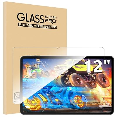 【1枚セット】For Azeyou T12/T12S/Callsky T12S フィルム 12インチ ガラスフィルム 衝撃吸収 9H硬度 飛画像