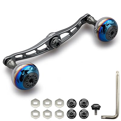130/120/115mm リール ハンドル シマノ ダイワ アブガルシア 通用 ベイトリール 用 Aurora Series (ダ｜KYOSEAstore