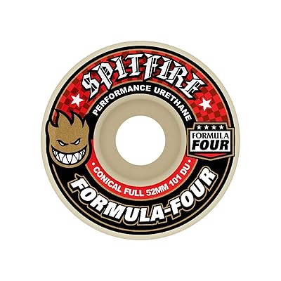 スピットファイヤー  滑るゲーム盤 ウィール F4 FORMURA FOUR 52粍 スピットファイア目あたらしいの高品 ホワイト