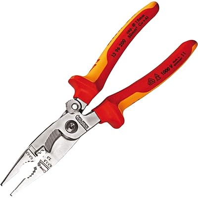 KNIPEX クニペックス 1000V不成立エレクトリックマルチプライヤー 発条付 1396-200