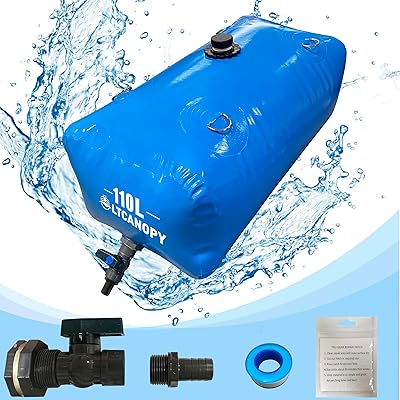 110L 貯水タンク、大容量折りたたみポータブル水タンク、耐乾燥性防火農業灌漑屋外緊急水|KYOSEAstore