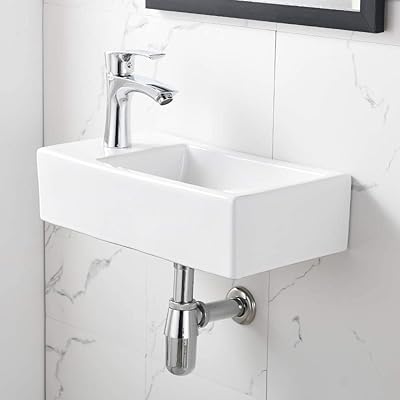 【壁水抜き仕掛ける付き添い人】 室内用便器器 飾りつけ 室内用便器器 375*190*95粍 小型洗面どんぶり鉢 今めかしい 洗面洋弓