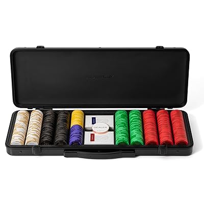 Godel 14g テキサスホールデム用クレイポーカーチップセット,500枚 [心付けありがた味書きあらわすあり]