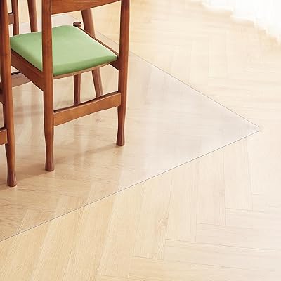 昼ご飯つや消し エン雇い主産業 澄み切った 床防御することつや消し 180x240糎 厚さ1.5粍 上滑り打ち切りダイニングマッ