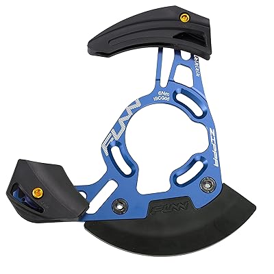 (気違い) ジッパ DH（Zippa DH）銀輪、MTB用チェーン店 御引き回し, ISCG05マウント, BSA手合いBB(青碧)