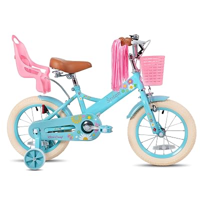 子供用自転車 12、14、16インチ Stitch 人形用シート カゴ ポンポン こども 幼児 自転車 バイク |KYOSEAstore