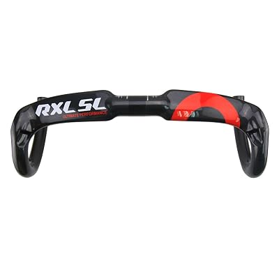 ドロップハンドル 420mm 31.8 ロードバイク ドロッ エアロハンドル カーボン 赤UD光沢|KYOSEAstore