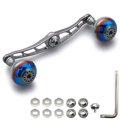 130/120/115mm リール ハンドル シマノ ダイワ アブガルシア 通用 ベイトリール 用 Aurora Series (130m｜KYOSEAstore