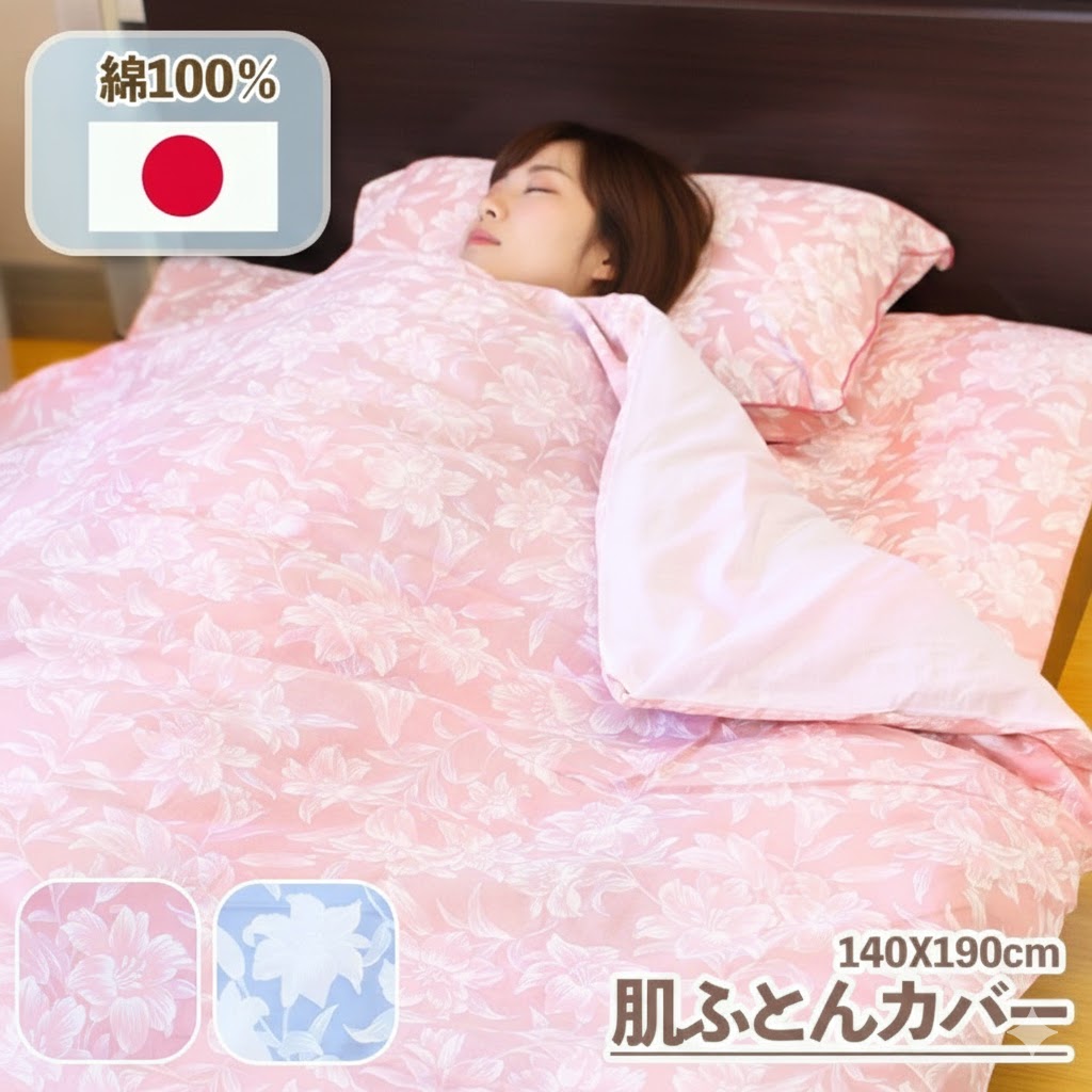 楽天市場】【 日本製 】 ダウンケットカバー 毛布カバー 120本 ガーゼ