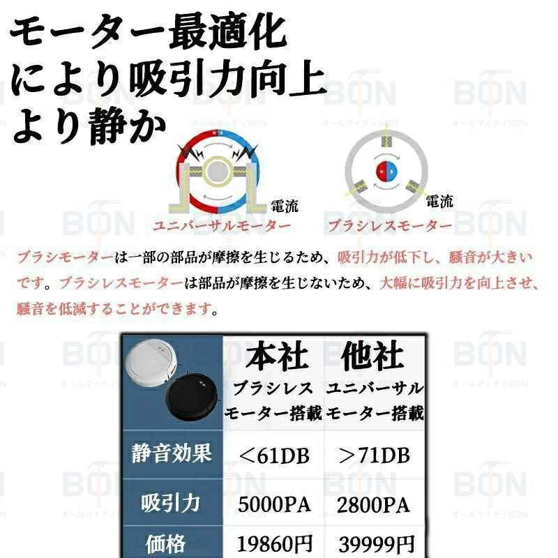＼吸引力MAX☆ 水拭き両用☆／ロボット掃除機 お掃除ロボット 水拭き両用 5000Pa 強力吸引 水拭き 床拭きロボット 小型 コスパ 3in1 日本製モップ 自動ゴミ収集 収納 比較 シンプル操作 自動洗浄 落下防止 自動充電 WiFi APP遠隔操作 100分間連続稼働 家電特集｜きょうしん店