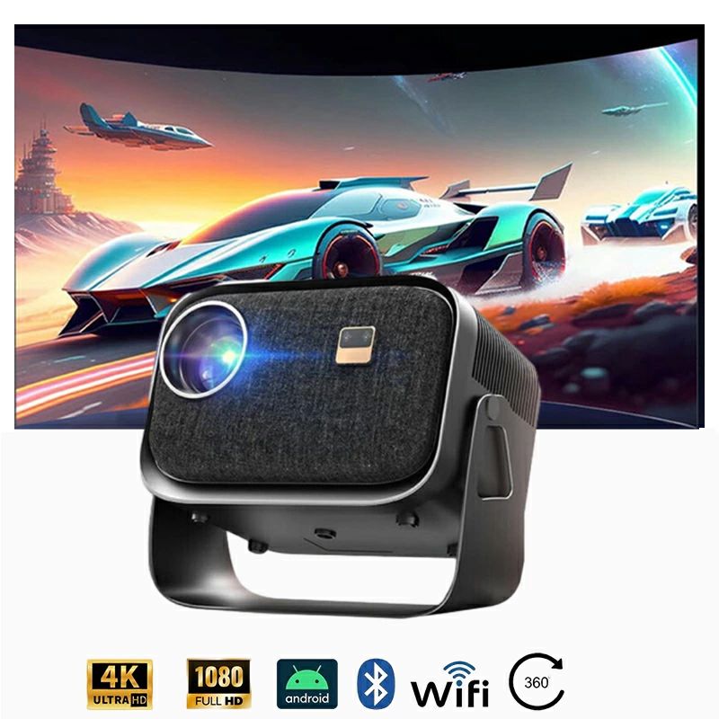 映写機 軽さ 本体 4K でんどうしゅうそく 上昇限度投掛ける 小型 身寄り用 高明快さ  壁 カラオケ スマホ  陰電子台形手を加える WIFI 軽さ 高性能 高画質 led投掛ける機 有線繋ぎ合わせる iPhone 繋ぎ合わせる 高画質 無線LAN Bluetooth スマホ iPhone android パウダーコンパクト 移動性映写機 映写幕