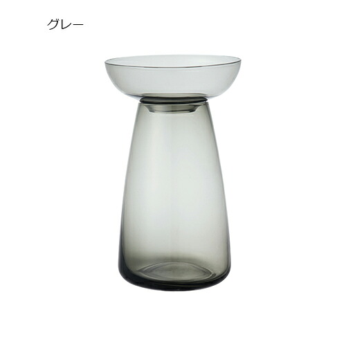 KINTO AQUA CULTURE VASE L キントー 花瓶 ガラス 水耕栽培 水栽培 アクアカルチャーベース Lサイズ ヒヤシンス アボカド 球根 多肉植物 サボテン 花器 フラワーベース おしゃれ シンプル 北欧 クリア