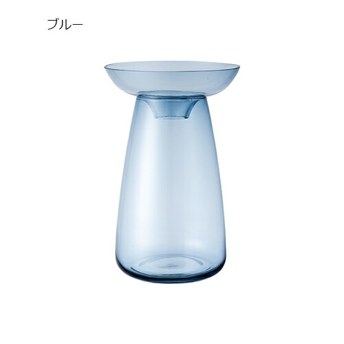 KINTO AQUA CULTURE VASE L キントー 花瓶 ガラス 水耕栽培 水栽培 アクアカルチャーベース Lサイズ ヒヤシンス アボカド 球根 多肉植物 サボテン 花器 フラワーベース おしゃれ シンプル 北欧 クリア