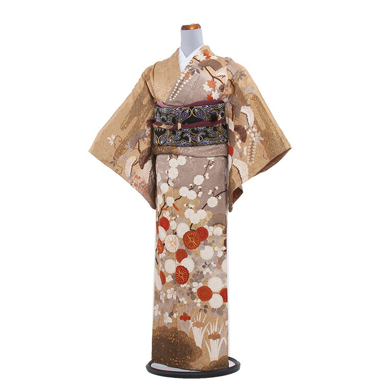 楽天市場】【レンタル】訪問着 フルセットレンタル / NEO184黒地/総柄L