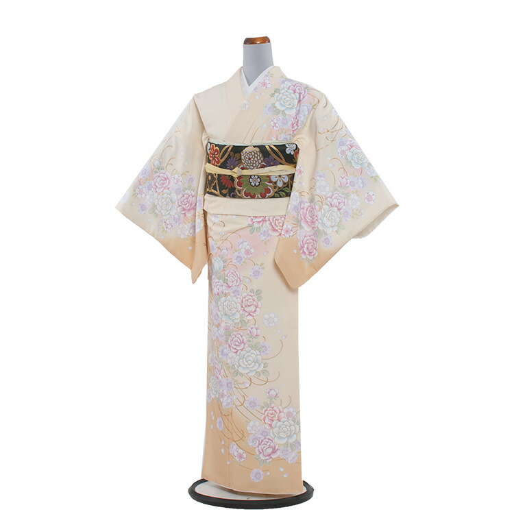 楽天市場】【レンタル】 訪問着 364 クリーム/結婚式・入学式・お宮参