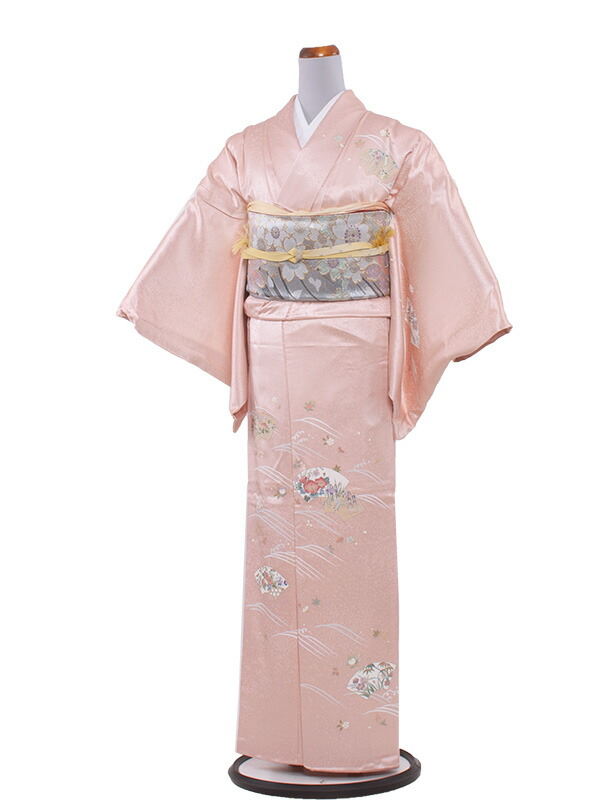 楽天市場】【レンタル】【訪問着・ピンク 桜】正絹訪問着