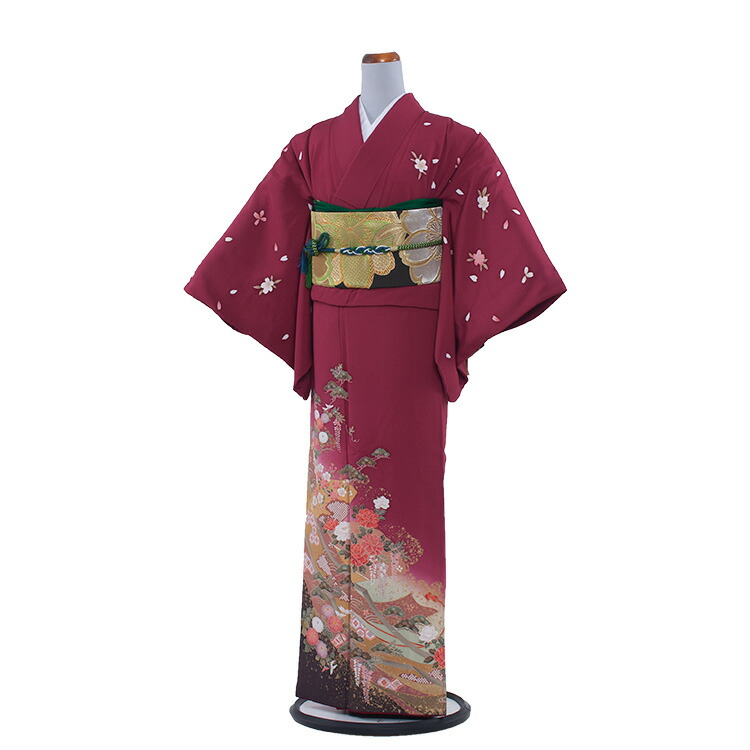 新品 未仕立て 十三参り着 七歳お祝い着 大人用付け下げ 丹後ちりめん 京友禅 新品 未仕立て 十三参り着 七歳お祝い着 大人用付け下げ 丹後