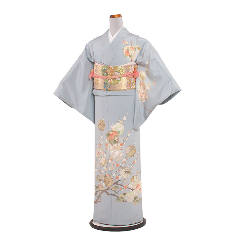 訪問着セット4点　 a167E 正絹　入学式　結婚式　七五三　お宮参り 訪問着 4点フルセット a149I 正絹 入学式 結婚式 七五三 お宮参り