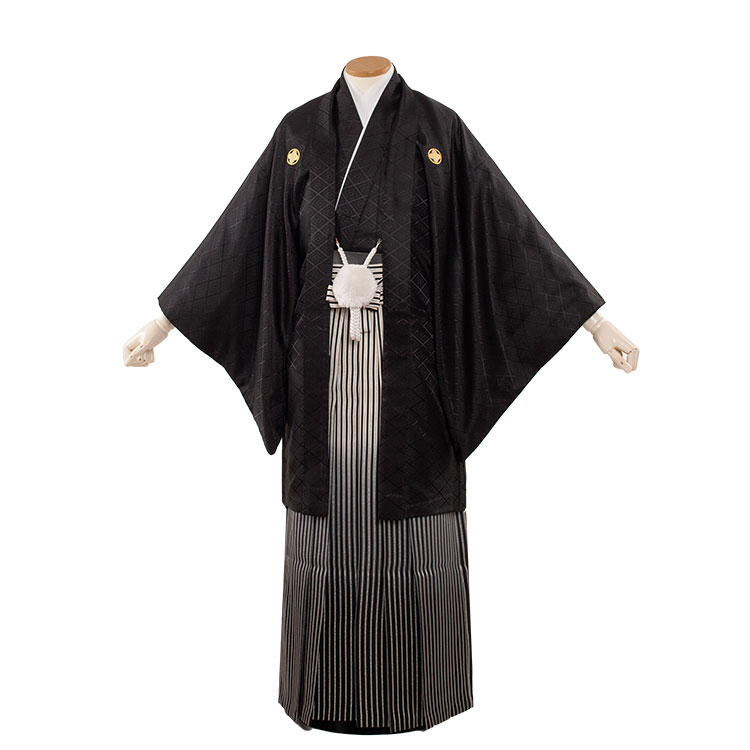 【レンタル】紋付12点フルセット 往復送料無料 新品足袋プレゼント 卒業式 結婚式 成人式 イベント レンタル袴 レンタル衣装 袴セット 羽織袴 紋付袴 袴レンタル 紋付羽織袴 男 袴 男性 セット メンズ 貸衣装 紋付き袴 紋付 羽織 着物 黒紋付 3AF5B10