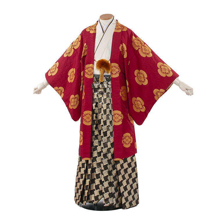 【レンタル】紋付12点フルセット 往復送料無料 新品足袋プレゼント 卒業式 結婚式 成人式 イベント レンタル袴 レンタル衣装 袴セット 羽織袴 紋付袴 袴レンタル 紋付羽織袴 男 袴 男性 セット メンズ 貸衣装 紋付き袴 紋付 羽織 着物 5C08 オリジナル紋付