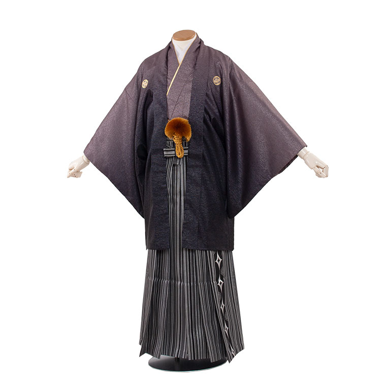 【レンタル】紋付12点フルセット 往復送料無料 新品足袋プレゼント 卒業式 結婚式 成人式 イベント レンタル袴 レンタル衣装 袴セット 羽織袴 紋付袴 袴レンタル 紋付羽織袴 男 袴 男性 セット メンズ 貸衣装 紋付き袴 紋付 羽織 着物 3AF6C59 グラデーションカラー