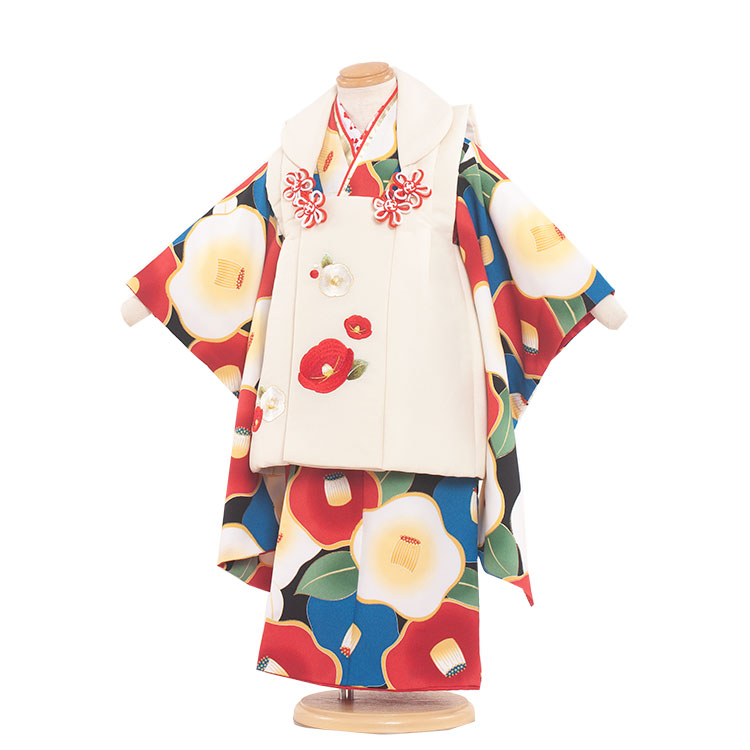 おトク 着物 七五三レンタル 女の子 七五三 3歳女の子 白色キッズ ベビー マタニティ レンタル 着物セット 3歳 女児 被布セット 七五三レンタル 753 三歳 3歳着物 レンタル七五三 被布 着物レンタル フルセット ひな祭り 京都 レンタル 七五三 着物 3歳 女の子