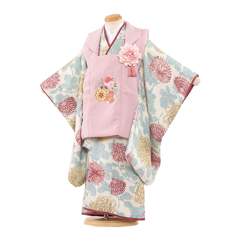 【賃借】七五三 3歳 お嬢さん 3380 厚地の外套 御召しもの賃借 一般受け  今めかしい アンティーク レトロ 自然的 名著 好いたらしい 3歳お嬢さん  753御召しもの 厚地の外套フルセット 3才 数え年 ひな祭り ちびっ子  七五三賃借 お一揃いコーデ 愛くるしい 京都 貸御召しもの 新品足袋差し上げ物 往復貨物輸送無料