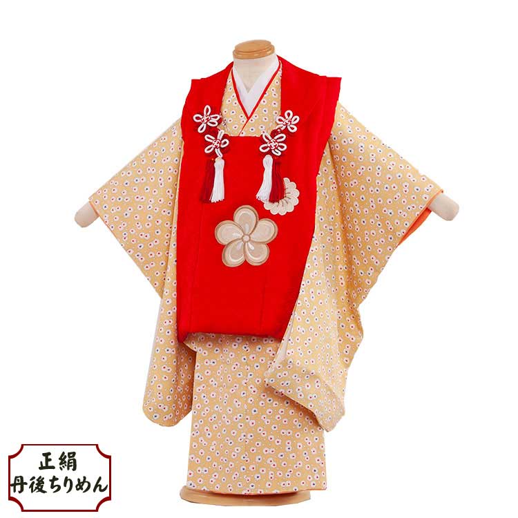 ◎509ag6着物のみ◎七五三 三歳 女の子 アンティーク着物&被布 レトロ ◎509ag6着物のみ◎七五三 三歳 女の子 アンティーク着物&被布